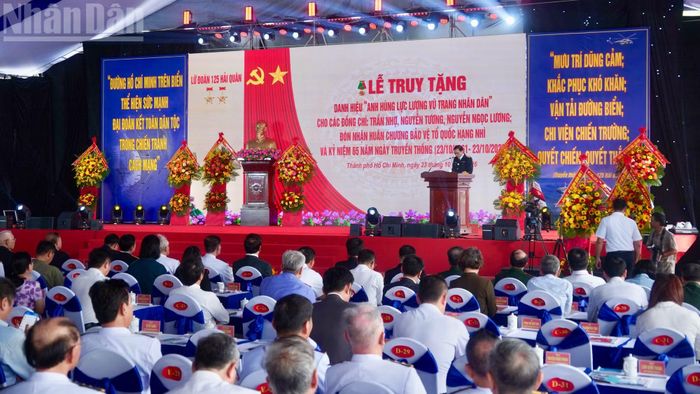 Trên tuyến vận tải đó, 133 cán bộ, chiến sĩ của Lữ đoàn đã hy sinh. Từ những hải trình đặc biệt, đơn vị hình thành truyền thống “Mưu trí dũng cảm; khắc phục khó khăn; vận tải đường biển; chi viện chiến trường; quyết chiến, quyết thắng”.