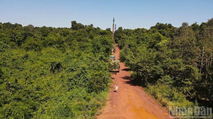 Tuyến đường xuyên rừng Mã Đà có chiều dài 13km, với quy mô 8 làn xe, tổng mức đầu tư khoảng 17 nghìn tỷ đồng.