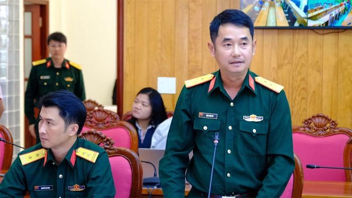 Đại biểu phát biểu ý kiến tại hội nghị. (Ảnh: CTV)