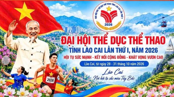 Đại hội Thể dục thể thao tỉnh Lào Cai lần thứ I, năm 2026 dự kiến diễn ra từ ngày 28-31/10. (Ảnh: Ban Tổ chức)