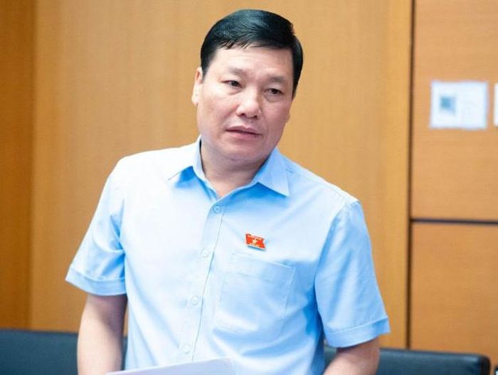 Đại biểu Quốc hội tỉnh Phú Thọ Phạm Hùng Hưng phát biểu. Ảnh: XUÂN QUÝ