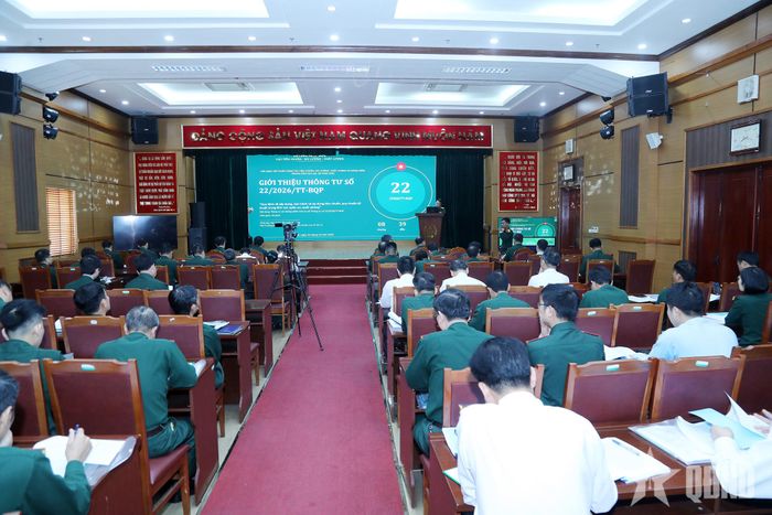 Quang cảnh hội nghị tập huấn. 