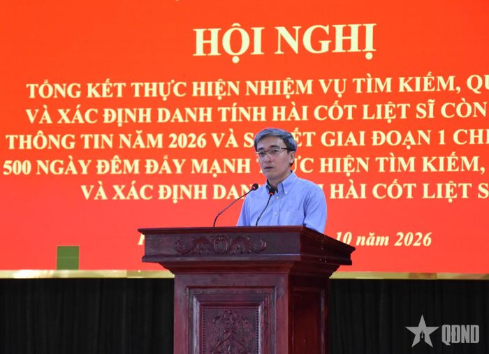 Đại biểu phát biểu tại hội nghị.
