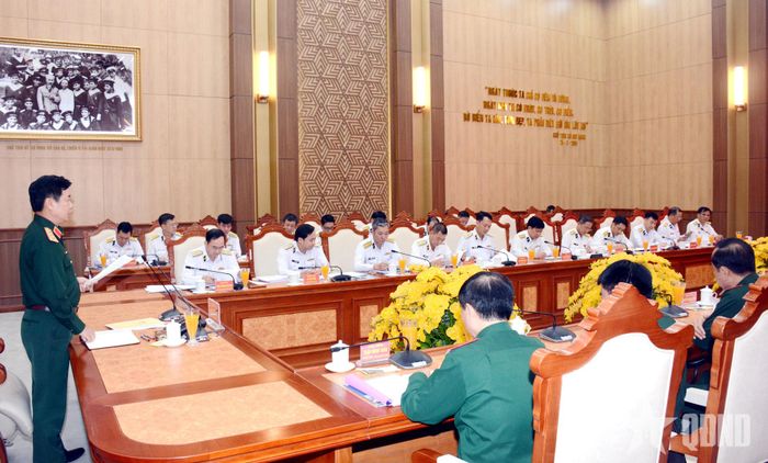 Quang cảnh buổi làm việc.