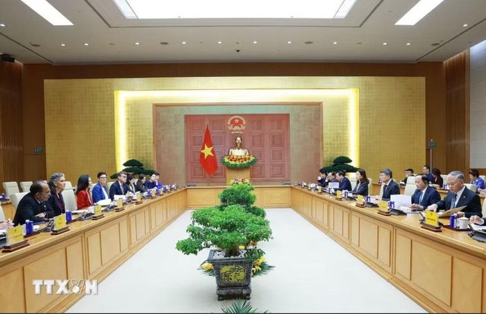 Quang cảnh cuộc tiếp. Ảnh: TTXVN
