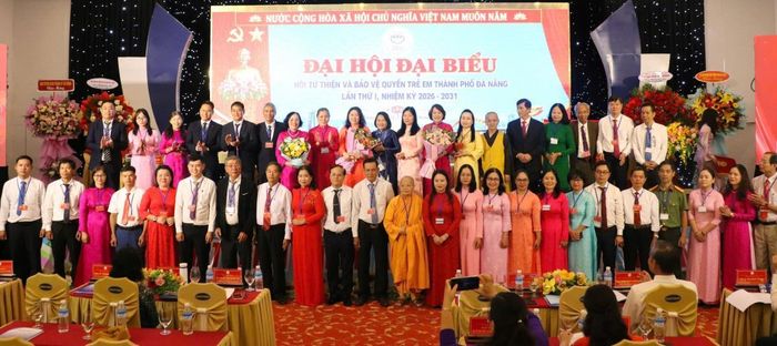 BCH Hội TT&BVQTE TP Đà Nẵng khóa 1, nhiệm kỳ 2026-2031 ra mắt tại đại hội.