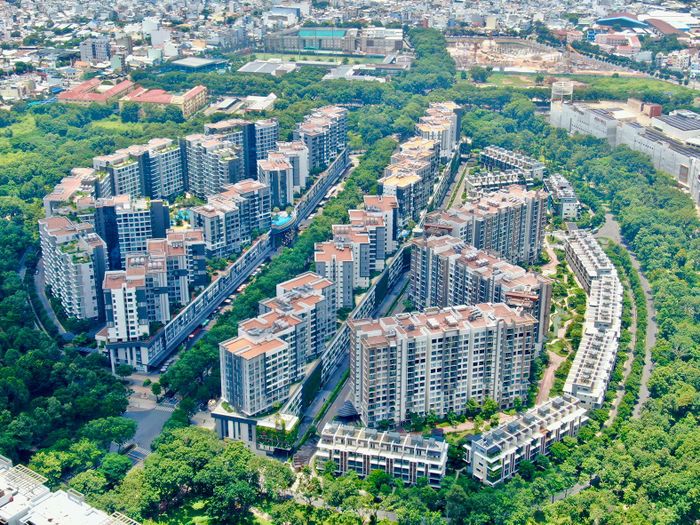 Khu đô thị Celadon City (phường Tây Thạnh, TPHCM). Ảnh: HOÀNG HÙNG
