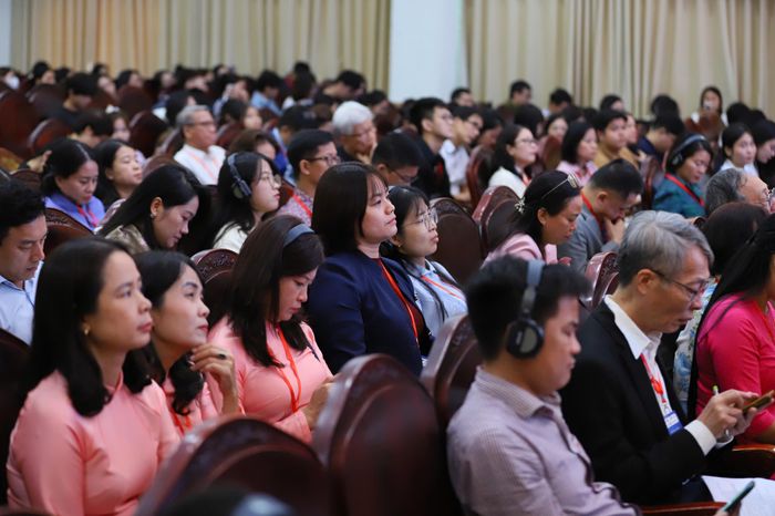  Các đại biểu dự hội thảo. Ảnh: MAI PHẠM 