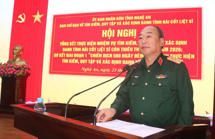  Thượng tướng Lê Quang Đạo phát biểu chỉ đạo tại hội nghị 