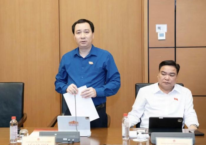 ĐBQH Vũ Văn Tiến. Ảnh: Lâm Hiển.