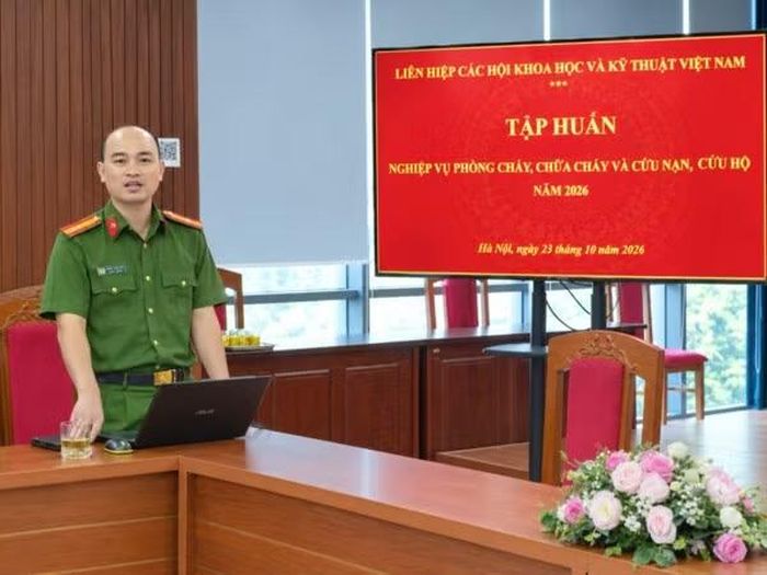 VUSTA tập huấn kỹ năng phòng cháy, chữa cháy và cứu nạn, cứu hộ