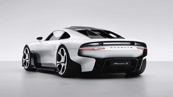 Phía sau của Porsche Mission S.