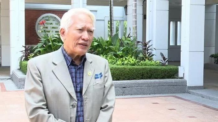 PGS.TS Nguyễn Chu Hồi, nguyên Phó Tổng Cục trưởng Tổng cục Biển và Hải đảo Việt Nam, Đại biểu Quốc hội khóa XV, Phó Chủ tịch Thường trực Hội Thủy sản Việt Nam trả lời phỏng vấn TG&VN. (Ảnh: Thành Long)