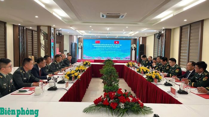 Quang cảnh hội đàm. Ảnh: Trung Dũng