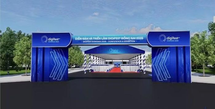 Mô phỏng Diễn đàn và Triển lãm DIGIFEST Đồng Nai 2026. Ảnh: BTC