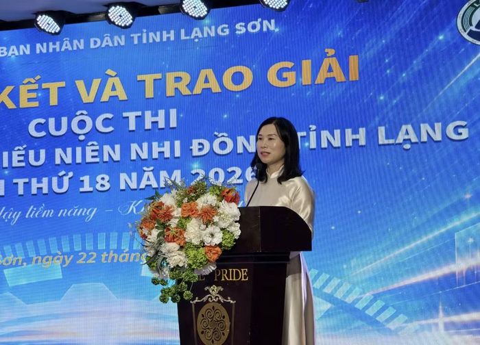 Bà Trần Thanh Nhàn phát biểu tại sự kiện. Ảnh: BTC