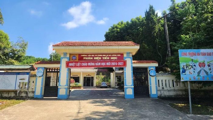 Một góc Phân hiệu Tiểu học - Trường TH & THCS Lương Sơn