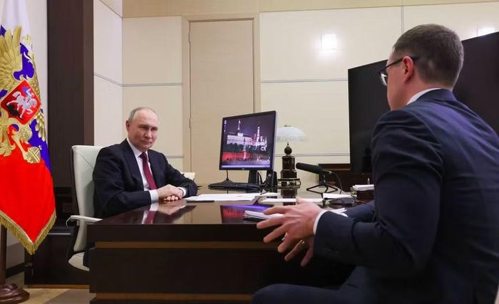 Tổng thống Putin trong cuộc trả lời phỏng vấn đài Vesti ngày 22/10. (Ảnh: Tass)