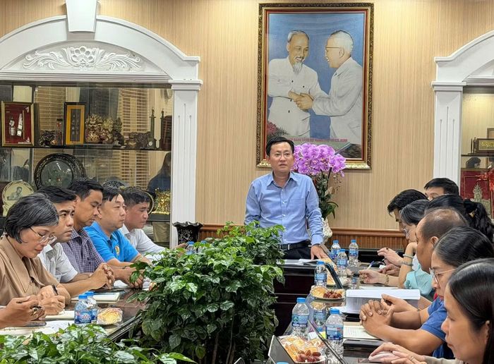 Ông Phùng Thái Quang, Phó Chủ tịch Liên đoàn Lao động TPHCM đề nghị vận động doanh nghiệp sớm thưởng Tết cho người lao động