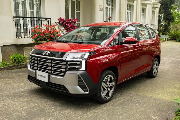 Ngoại hình của Hyundai Stargazer phiên bản mới 2026.