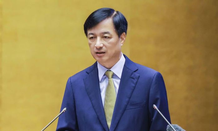 Trưởng Ban Tổ chức Trung ương Nguyễn Duy Ngọc trình bày chuyên đề tại Hội nghị toàn quốc nghiên cứu, học tập, quán triệt và triển khai thực hiện nghị quyết Hội nghị lần thứ tư Ban Chấp hành Trung ương Đảng khóa XIV.Ảnh: Như Ý.