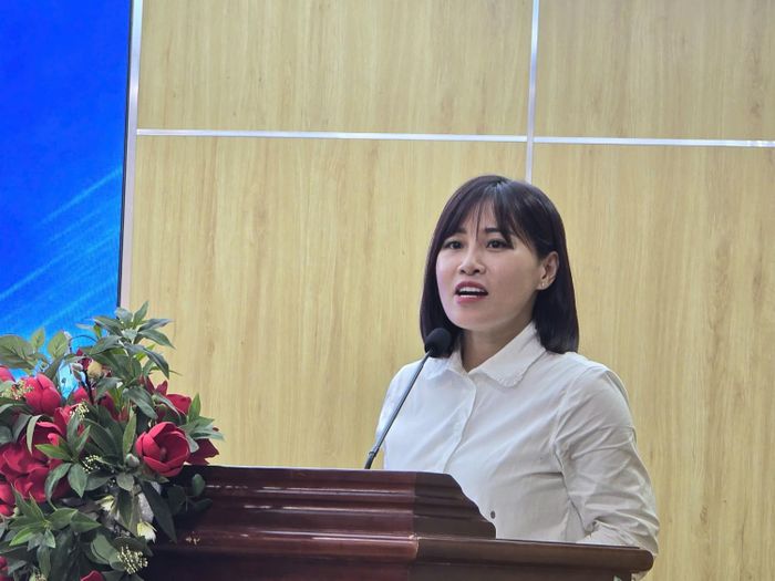 Bà Nguyễn Ngọc Tâm, Phó Chánh Văn phòng Cục Quản lý và Phát triển thị trường trong nước (Bộ Công Thương).