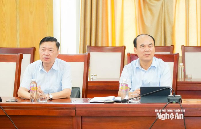 Đại diện lãnh đạo các sở, ngành tham dự hội nghị. Ảnh: TL