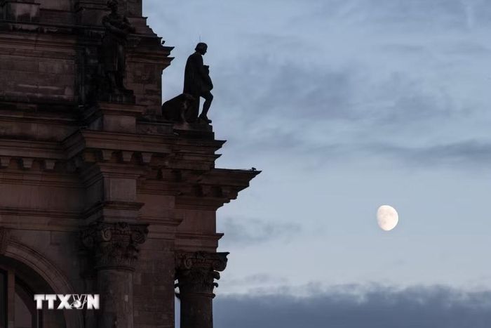 Tòa nhà Quốc hội Đức tại Berlin ngày 22/10/2026. (Ảnh: THX/TTXVN phát)