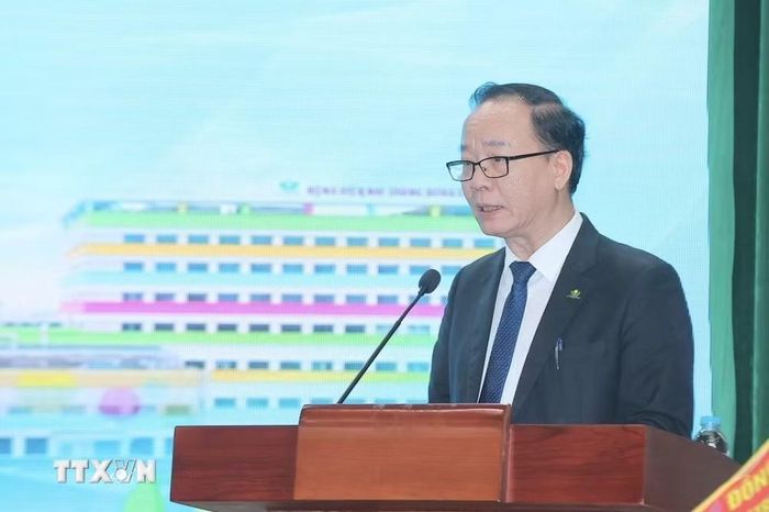 Giáo sư Trần Minh Điển - Giám đốc Bệnh viện Nhi Trung ương, Chủ tịch Hội Nhi khoa Việt Nam. (Ảnh: TTXVN)