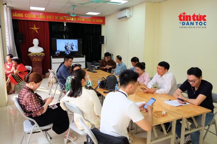 Phòng họp số với đầy đủ các chức năng hiện đại nằm trong mô hình nhà văn hóa số.