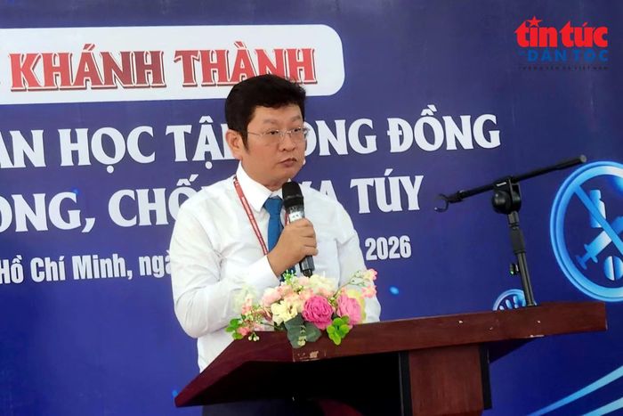 TS Cao Anh Tuấn, Phó Hiệu trưởng Trường Đại học Sư phạm TP Hồ Chí Minh phát biểu.