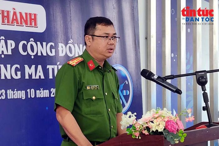 Thượng tá Lê Xuân Thanh, Phó Trưởng phòng Cảnh sát điều tra tội phạm về ma túy, Công an TP Hồ Chí Minh.