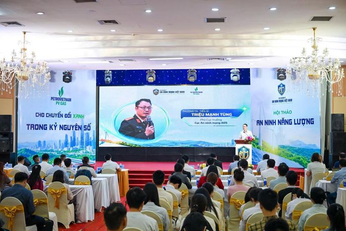 Thượng tá Triệu Mạnh Tùng, Phó Cục trưởng Cục An ninh mạng (A05) thông tin về tình hình tấn công mạng nhằm vào các doanh nghiệp, trong đó có doanh nghiệp thuộc lĩnh vực năng lượng thời gian gần đây.