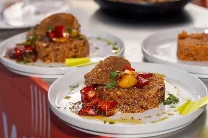 Món ăn giành giải quán quân. Ảnh: TTXVN phát