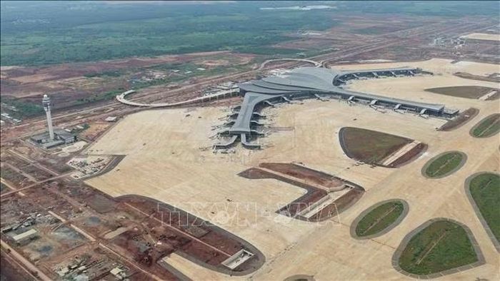 Đài kiểm soát không lưu, nhà ga hành khách sân bay Long Thành, ảnh chụp tháng 10/2026. Ảnh: Công Phong/TTXVN