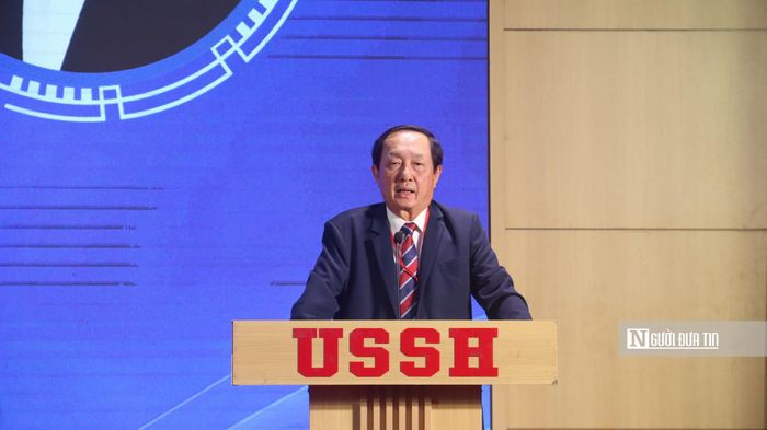 PGS.TS Huỳnh Thành Đạt, Phó Trưởng Ban Tuyên giáo Trung ương (Ảnh: Quốc Tiệp).