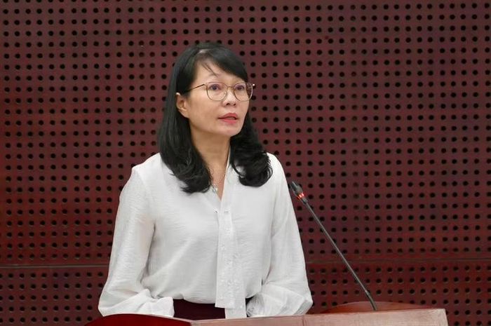 Bà Trần Thị Thanh Tâm, Giám đốc Sở Tài chính TP Đà Nẵng. Ảnh XM.