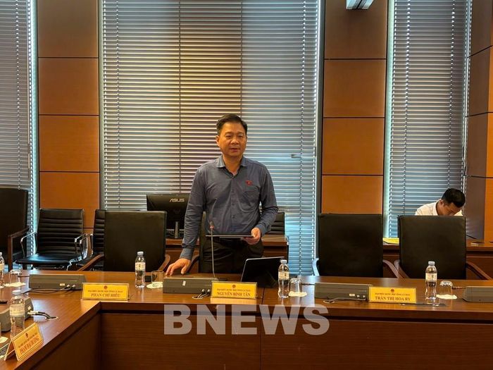 Đại biểu Nguyễn Bình Tân (Đoàn Cà Mau). Ảnh: Thắng Trung/Bnews/vnanet.vn