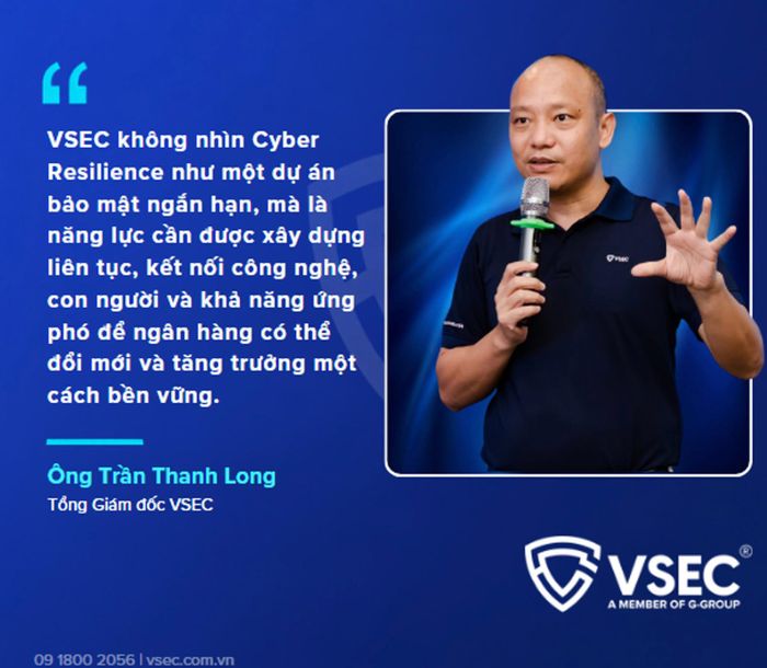 Tổng giám đốc VSEC, ông Trần Thanh Long. Ảnh: VSEC
