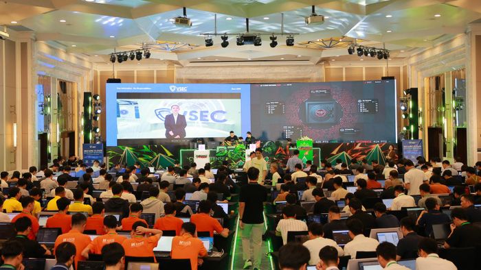 VSEC đồng hành cùng Đấu trường DF Cyber Defense tại Smart Banking 2026, thúc đẩy năng lực phòng thủ thực chiến và Cyber Resilience cho ngành tài chính - ngân hàng. Ảnh: VSEC