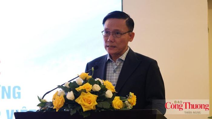 Ông Lê Anh Hoàng, Phó Giám đốc Trung tâm Xúc tiến Thương mại và Đầu tư TP. Hồ Chí Minh phát biểu khai mạc hội thảo.