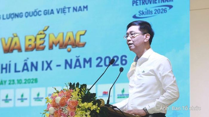Ông Trần Quang Dũng, Phó Bí thư Thường trực Đảng ủy Petrovietnam phát biểu tại buổi lễ.