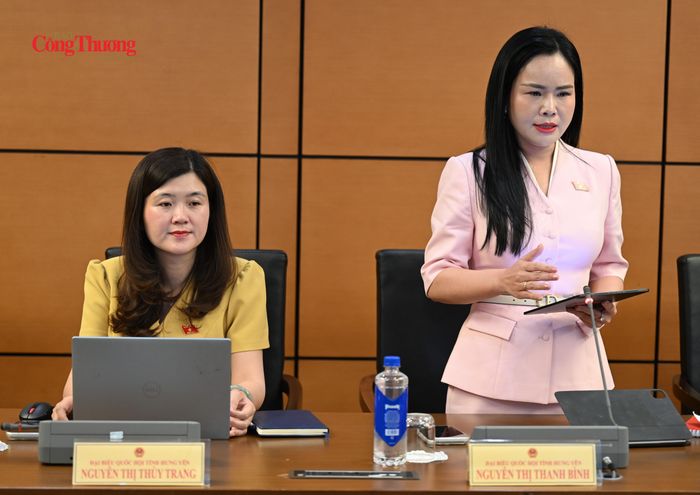Đại biểu Nguyễn Thị Thanh Bình (Đoàn đại biểu Quốc hội tỉnh Hưng Yên).