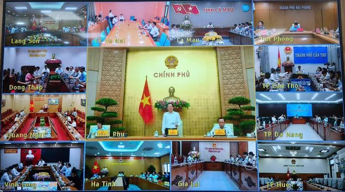 Hội nghị được kết nối đến điểm cầu các tỉnh, thành phố trên cả nước.