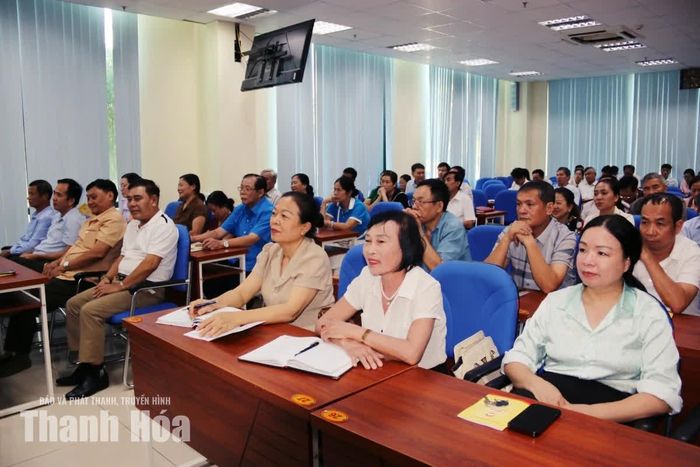Học viên dự hội nghị.