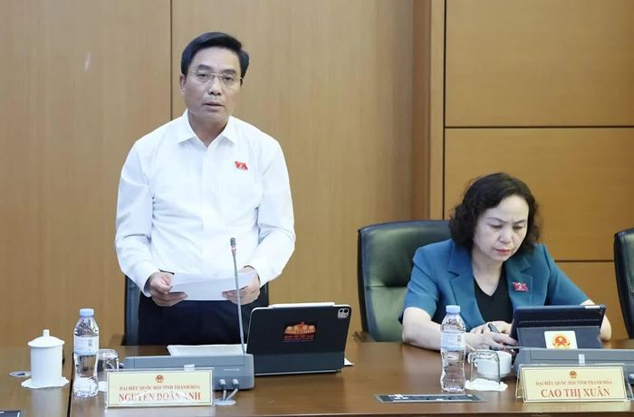 Phó Chủ tịch Quốc hội Nguyễn Doãn Anh phát biểu. Ảnh: An Nhiên.