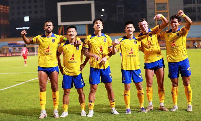 Các chiến binh của Bắc Ninh FC thi đấu đầy quyết tâm và quả cảm trước một đối thủ mạnh tại V-League.