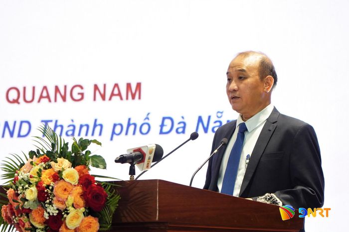 TS. Lê Quang Nam, Phó Chủ tịch UBND thành phố Đà Nẵng phát biểu chào mừng. Ảnh: VINH ANH