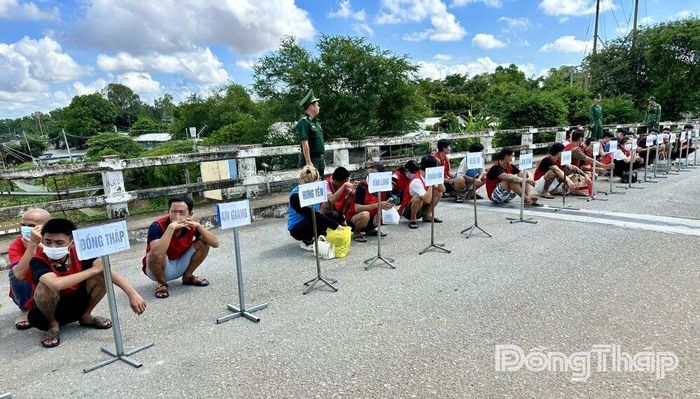 Số công dân được phía Campuchia trao trả.