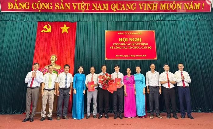 Đảng ủy xã Bình Khê thành lập 8 chi bộ trực thuộc. Ảnh: Úc Ly